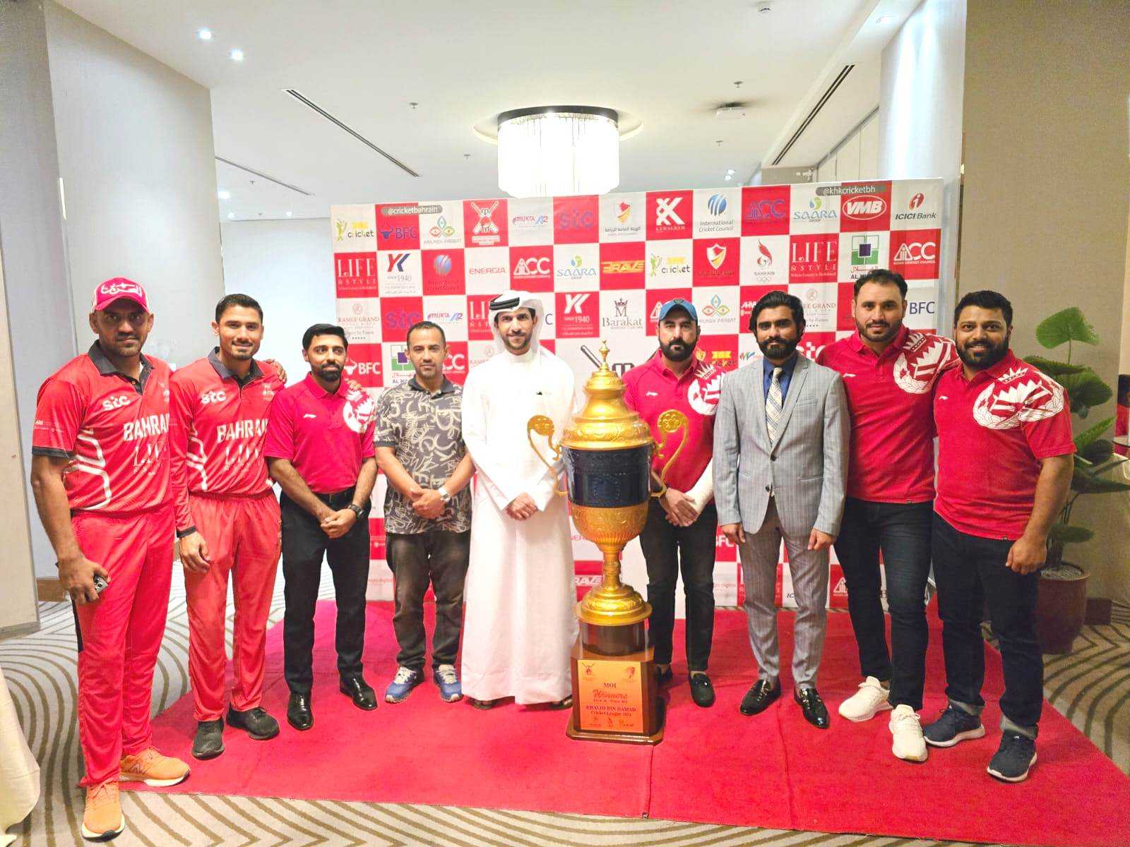 فريق وزارة الداخلية للكريكت يحرز لقب بطولة دوري سمو الشيخ خالد بن حمد للكريكت<